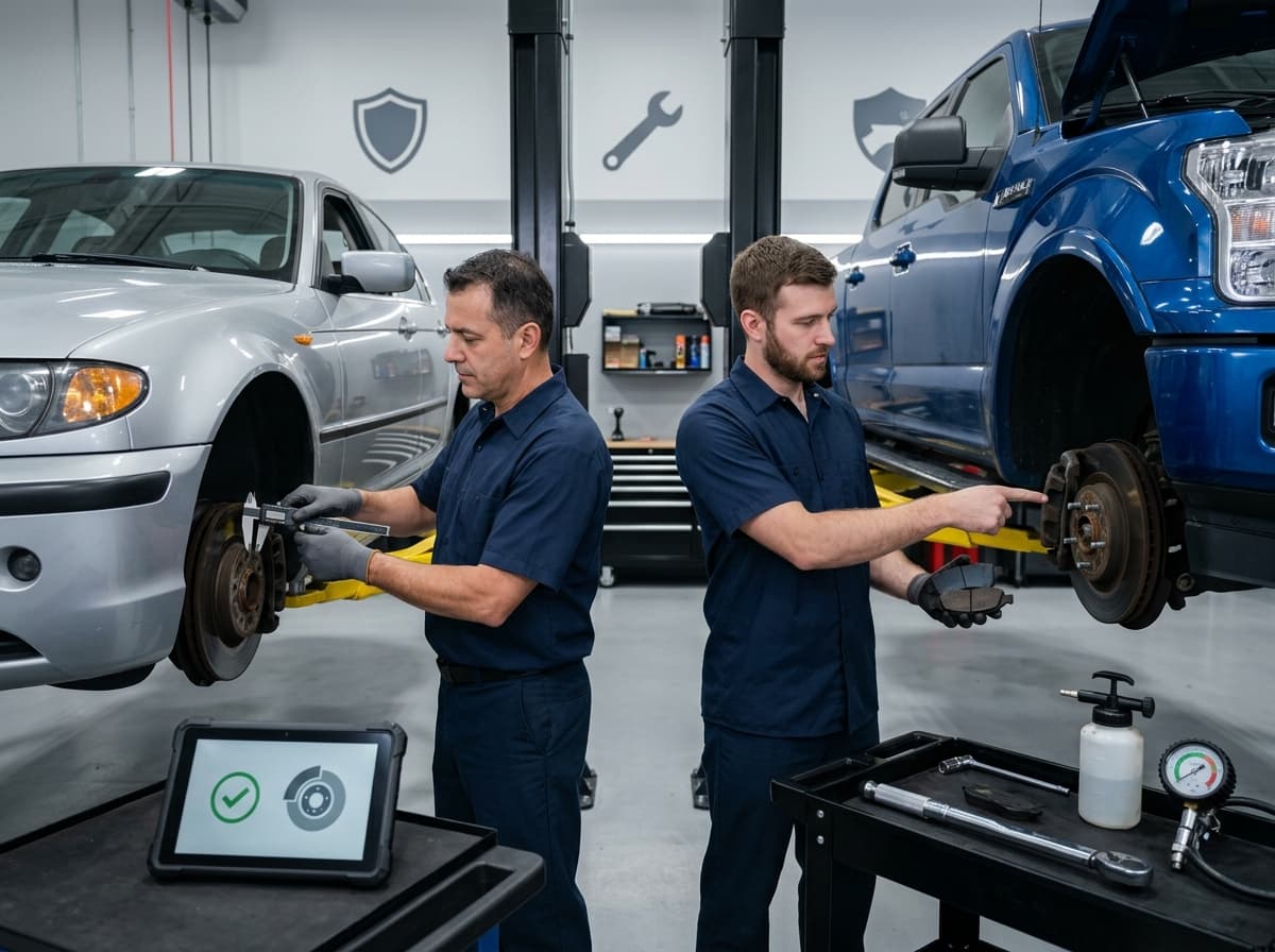 Certified brake technicians