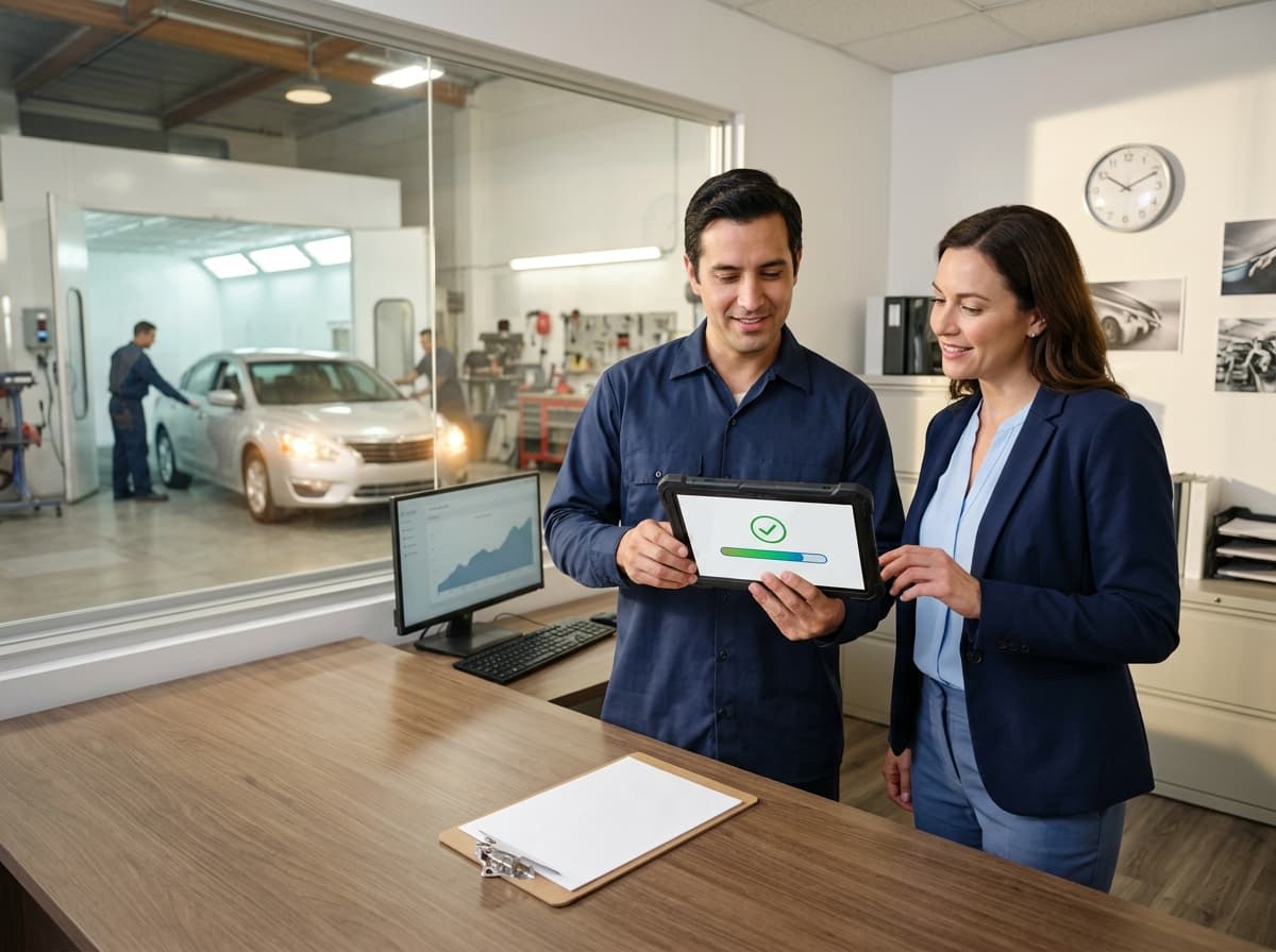 Insurance claim collision repair
