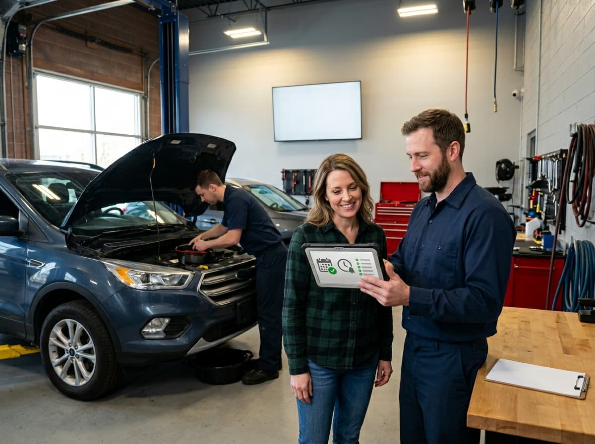 Scheduled vehicle maintenance