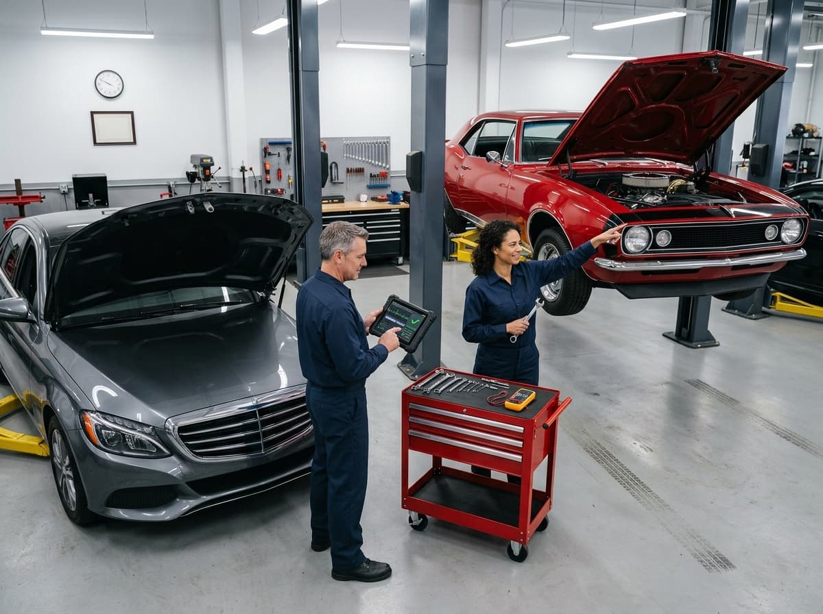 Expert mechanical technicians