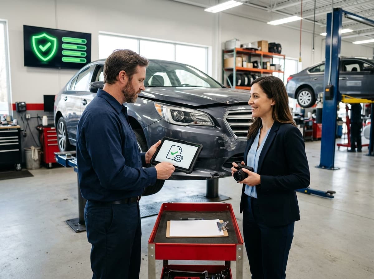 Insurance claim repair process