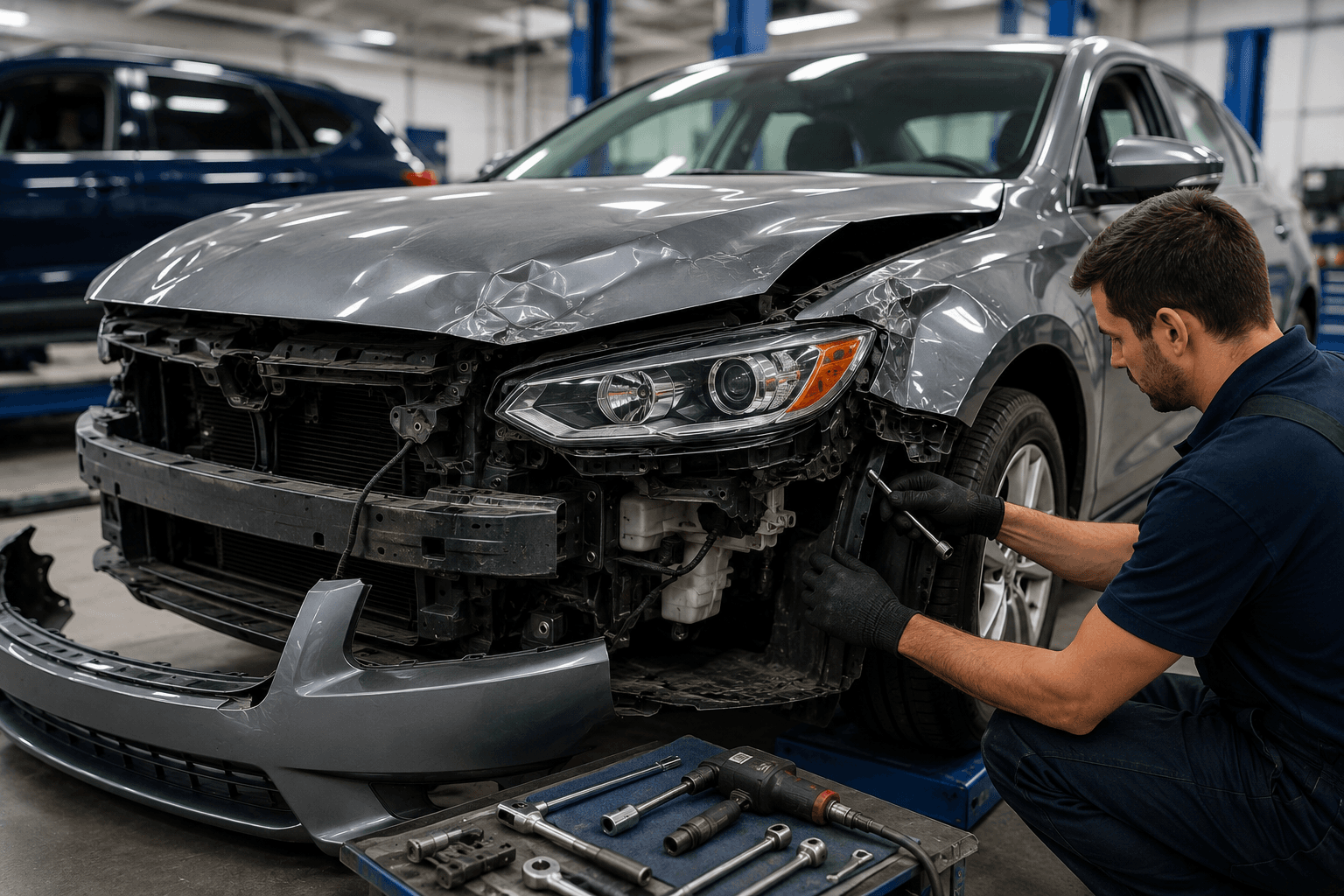 Common Types of Collision Damage and Repair Solutions